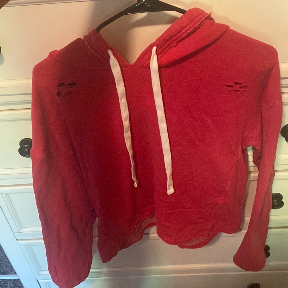 cropped hoodie